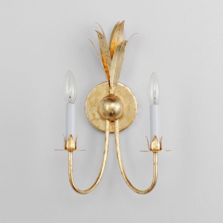 Maxim - 2882GL - Two Light Wall Sconce - Paloma - Gold Leaf