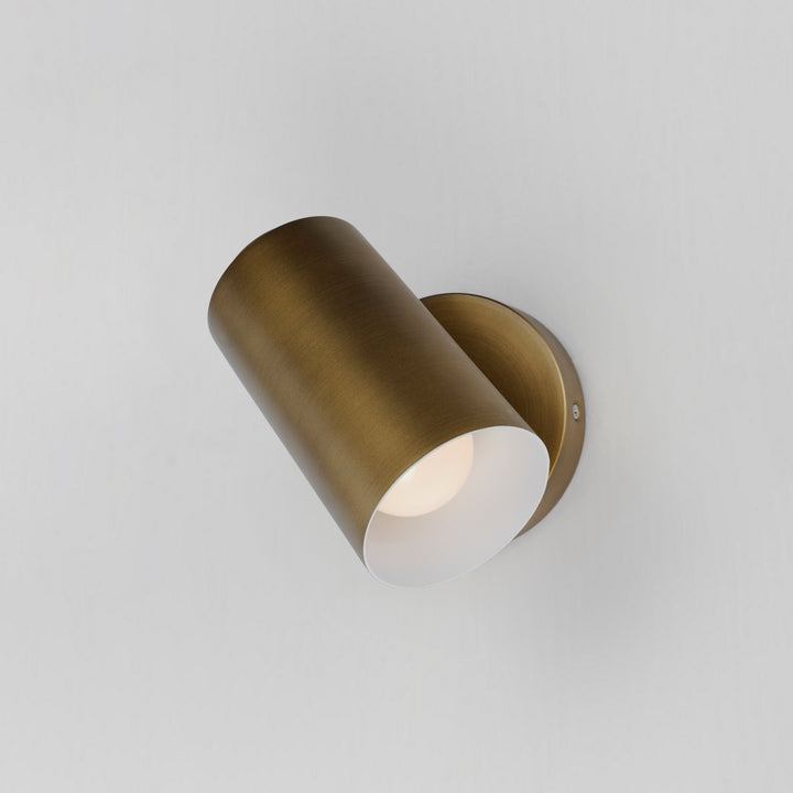 Maxim - 62001NAB - LED Outdoor Wall Sconce - Spot Light - Natural Aged Brass