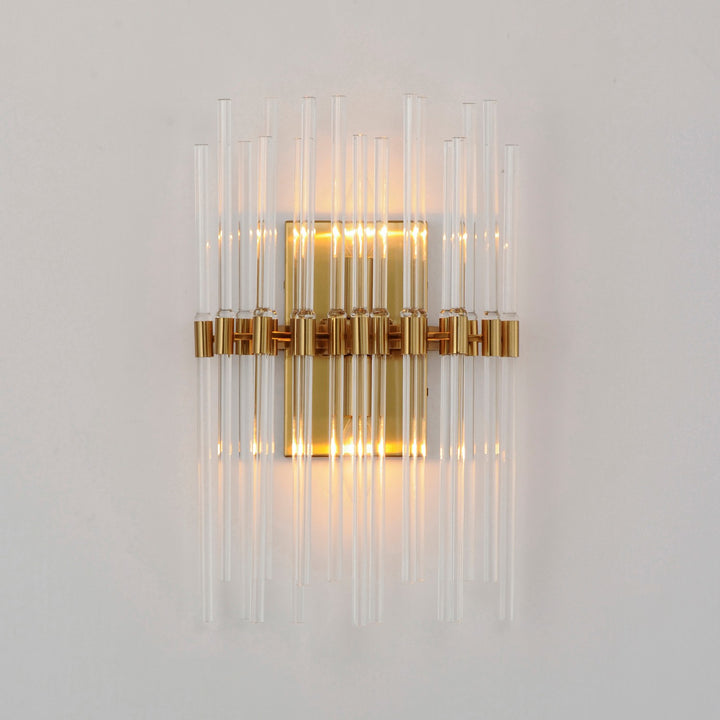 Maxim - 38409CLHR - Two Light Wall Sconce - Divine - Heritage