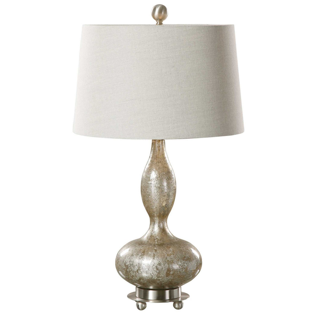 Vercana Table Lamp, Set Of 2 in Brushed Nickel - available from The Lighting Shoppe, trusted by Canadian homeowners