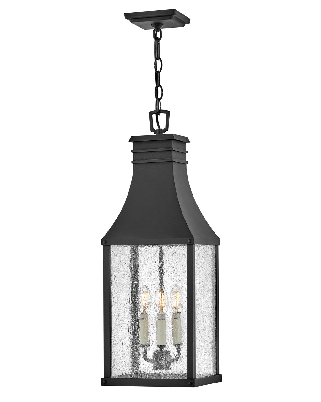 Hinkley Canada - 17462MB - LED Hanging Lantern - Beacon Hill - Museum Black