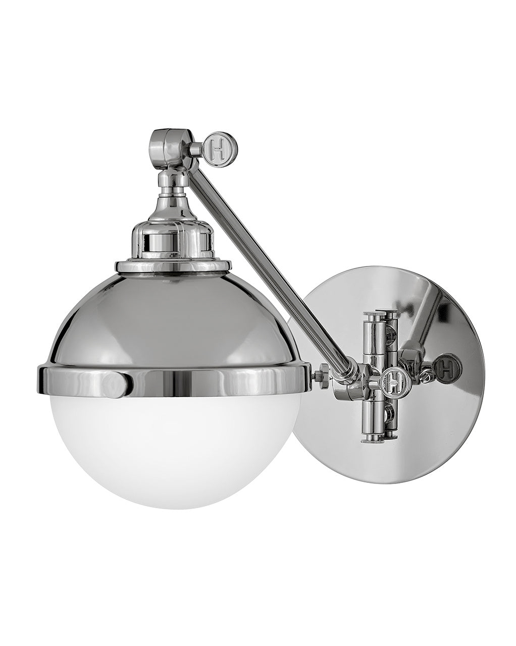 Fletcher LED Wall Sconce in Polished Nickel - available from The Lighting Shoppe, trusted by Canadian homeowners