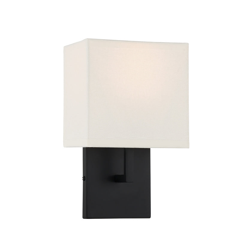 Sconce One Light Wall Mount in Coal Black - available from The Lighting Shoppe, trusted by Canadian homeowners