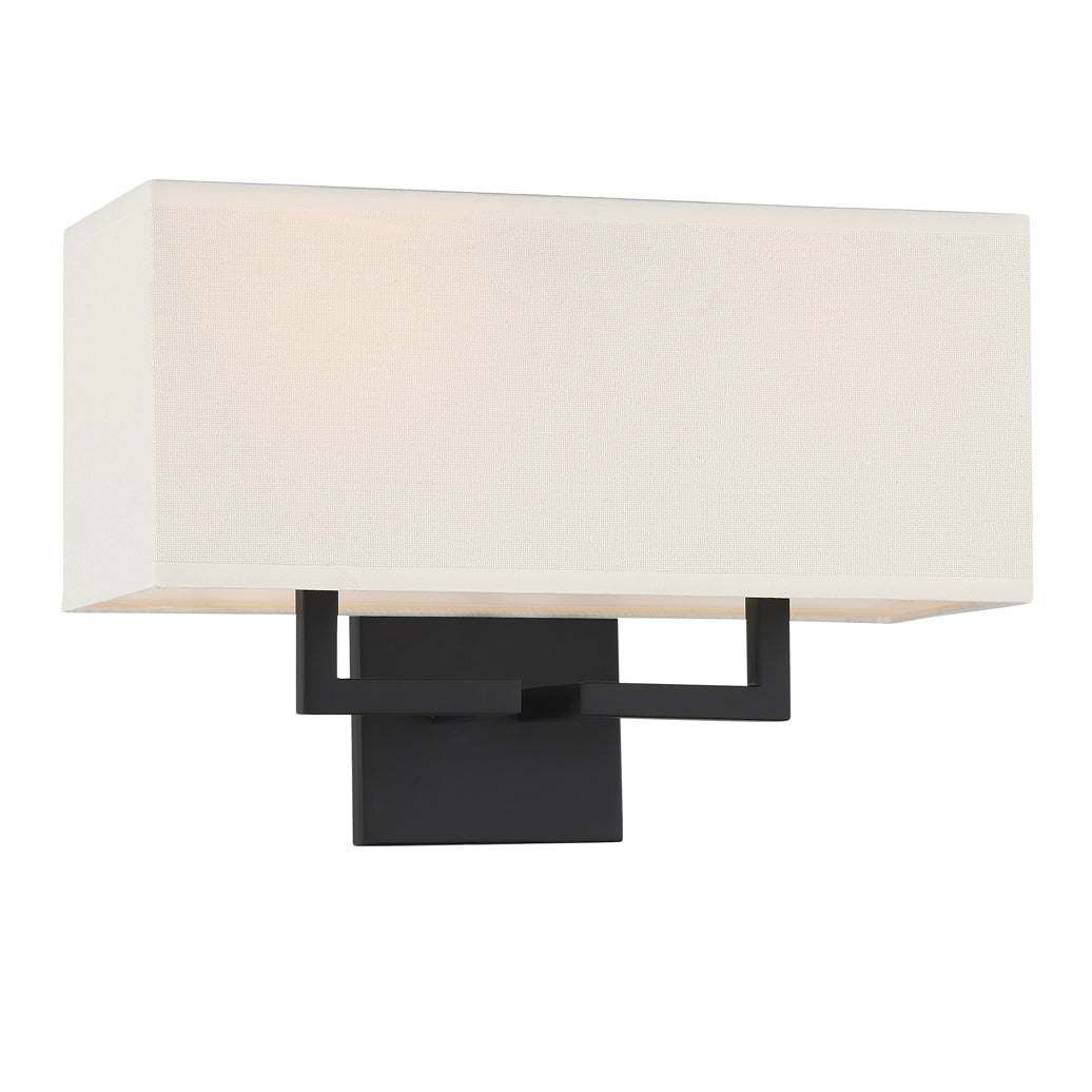 Sconce Two Light Wall Mount in Coal Black - available from The Lighting Shoppe, trusted by Canadian homeowners