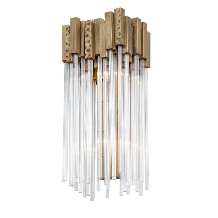 Matrix Two Light Wall Sconce in Havana Gold - available from The Lighting Shoppe, trusted by Canadian homeowners