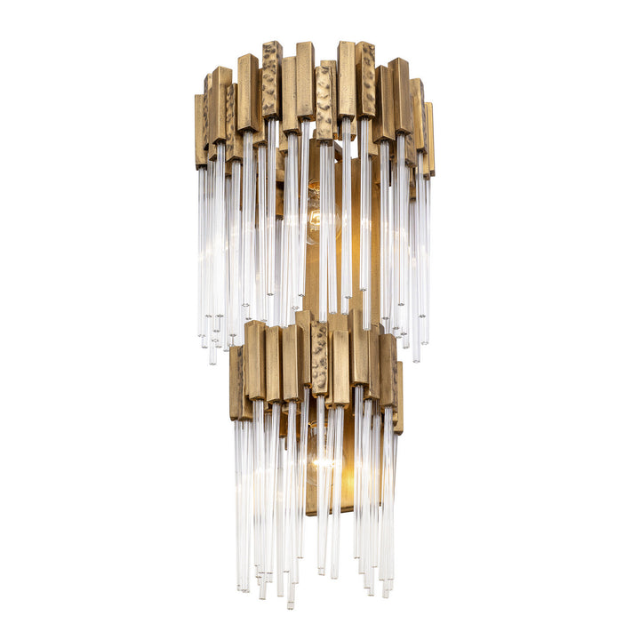 Matrix Two Light Wall Sconce in Havana Gold - available from The Lighting Shoppe, trusted by Canadian homeowners