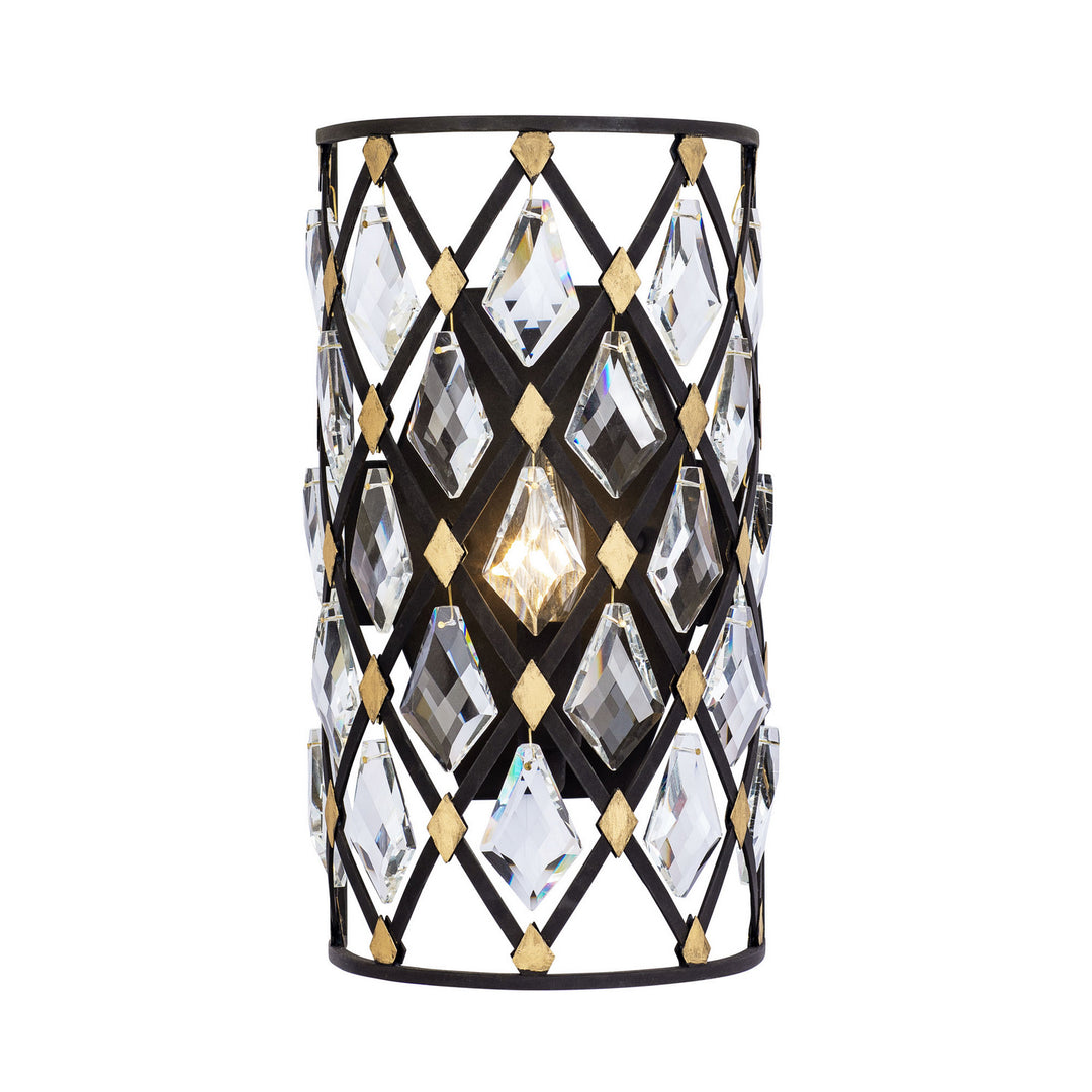 Windsor One Light Wall Sconce in Carbon/Havana Gold - available from The Lighting Shoppe, trusted by Canadian homeowners