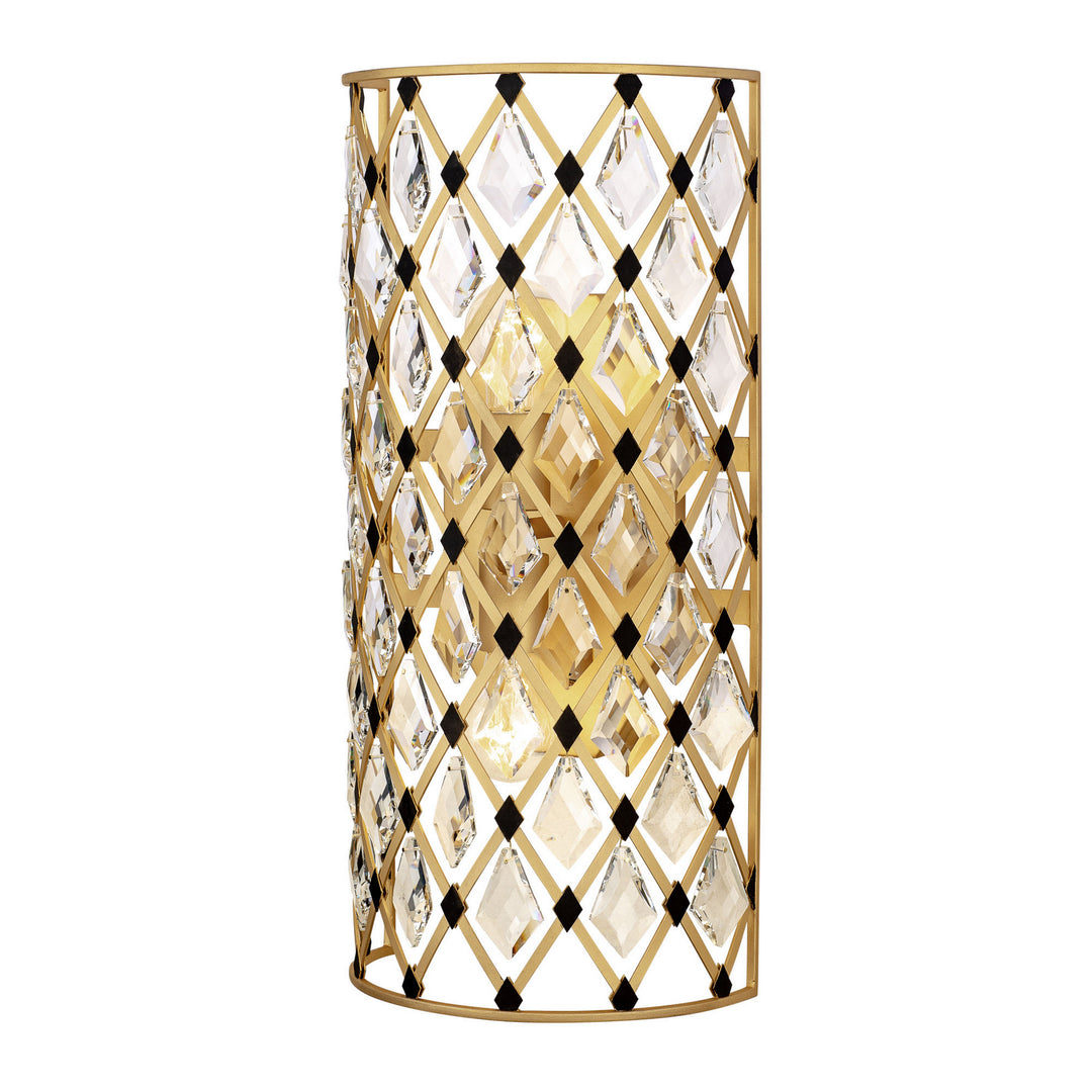 Windsor Two Light Wall Sconce in French Gold/Matte Black - available from The Lighting Shoppe, trusted by Canadian homeowners