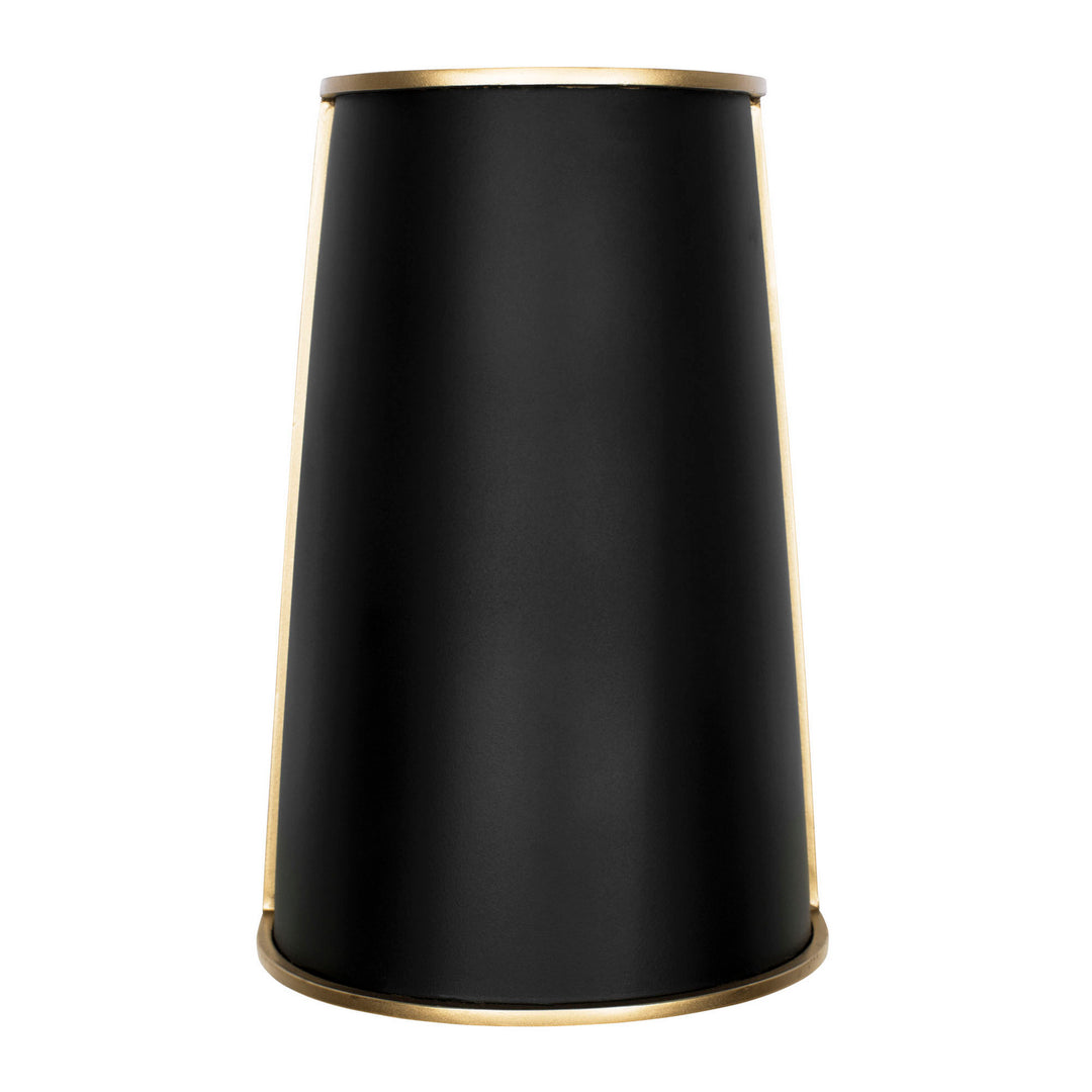 Coco Two Light Wall Sconce in Matte Black/French Gold - available from The Lighting Shoppe, trusted by Canadian homeowners