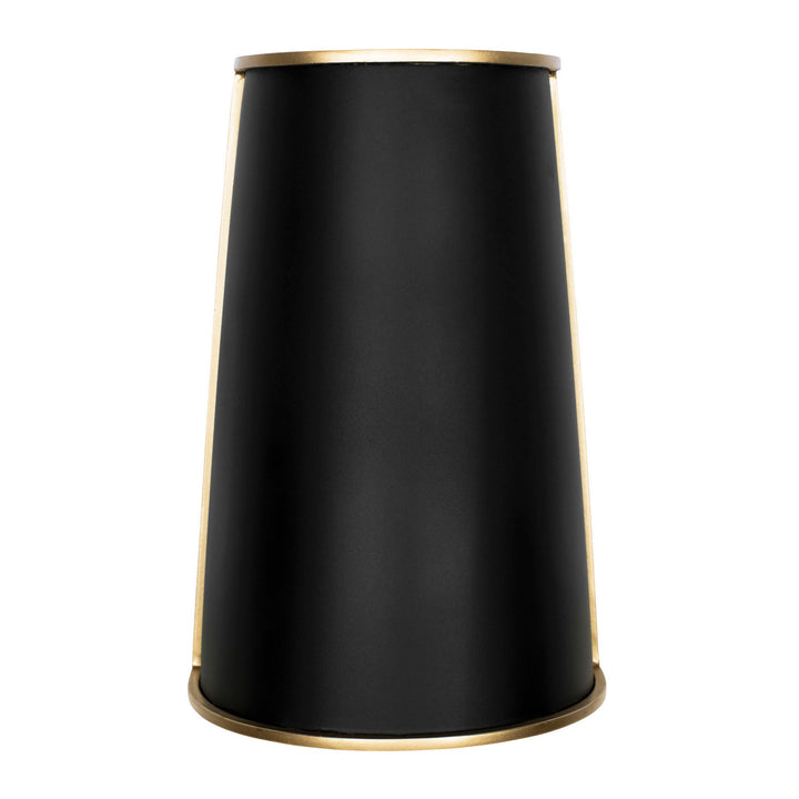 Coco Two Light Wall Sconce in Matte Black/French Gold - available from The Lighting Shoppe, trusted by Canadian homeowners