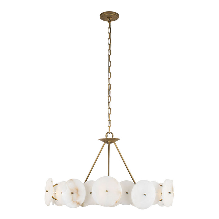 Cosmos Six Light Chandelier in Havana Gold - available from The Lighting Shoppe, trusted by Canadian homeowners