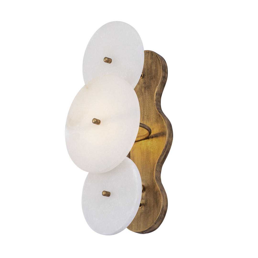 Cosmos One Light Wall Sconce in Havana Gold - available from The Lighting Shoppe, trusted by Canadian homeowners