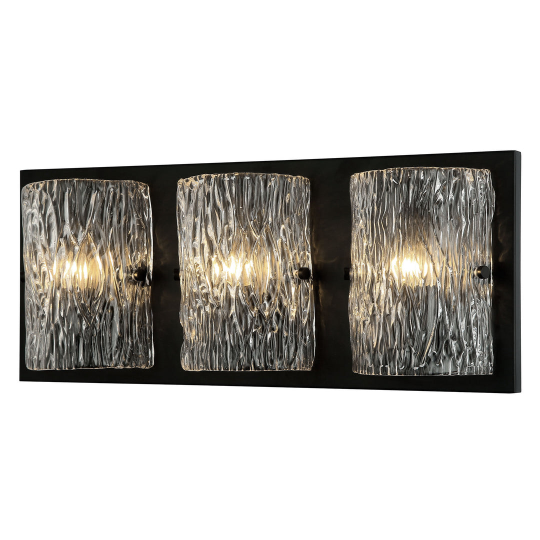Morgan Three Light Bath in Black - available from The Lighting Shoppe, trusted by Canadian homeowners