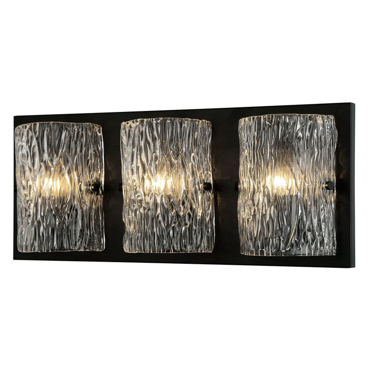 Morgan Three Light Bath in Black - available from The Lighting Shoppe, trusted by Canadian homeowners
