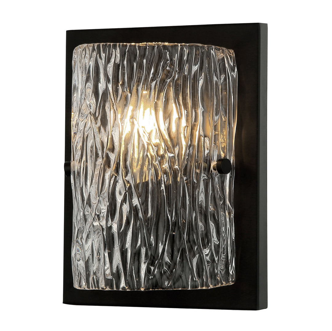 Morgan One Light Wall Sconce in Black - available from The Lighting Shoppe, trusted by Canadian homeowners
