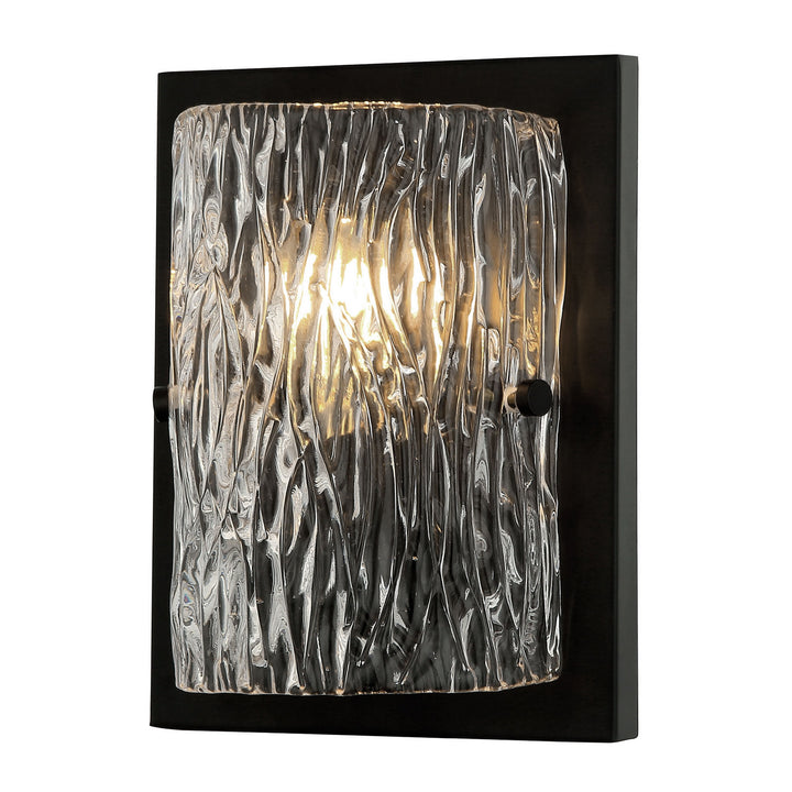 Morgan One Light Wall Sconce in Black - available from The Lighting Shoppe, trusted by Canadian homeowners