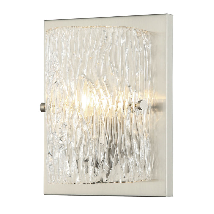 Morgan One Light Wall Sconce in Brushed Nickel - available from The Lighting Shoppe, trusted by Canadian homeowners