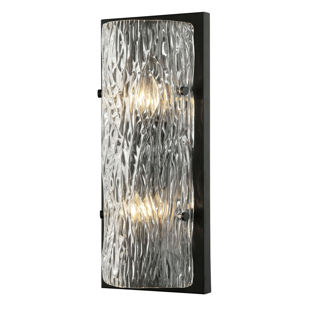 Morgan Two Light Wall Sconce in Black - available from The Lighting Shoppe, trusted by Canadian homeowners