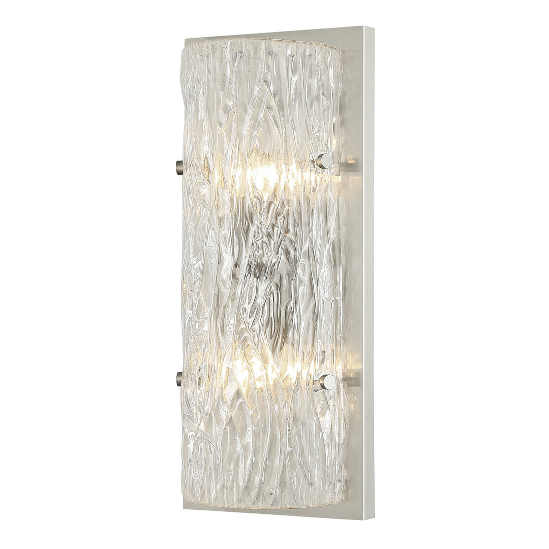 Morgan Two Light Wall Sconce in Brushed Nickel - available from The Lighting Shoppe, trusted by Canadian homeowners