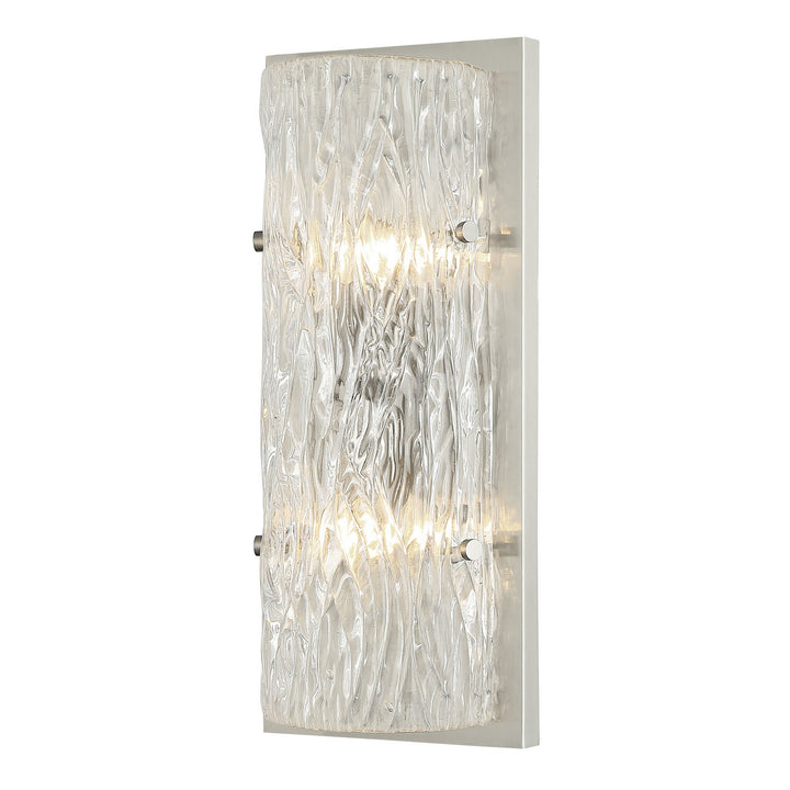 Morgan Two Light Wall Sconce in Brushed Nickel - available from The Lighting Shoppe, trusted by Canadian homeowners