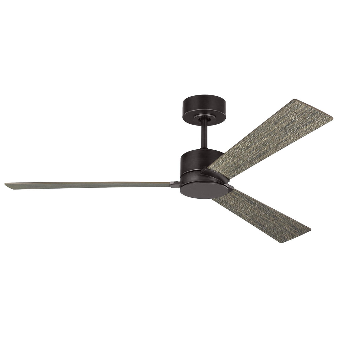 Rozzen 52"Ceiling Fan in Aged Pewter - available from The Lighting Shoppe, trusted by Canadian homeowners