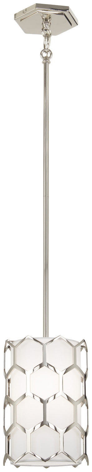 Missing Link One Light Mini Pendant in Polished Nickel - available from The Lighting Shoppe, trusted by Canadian homeowners