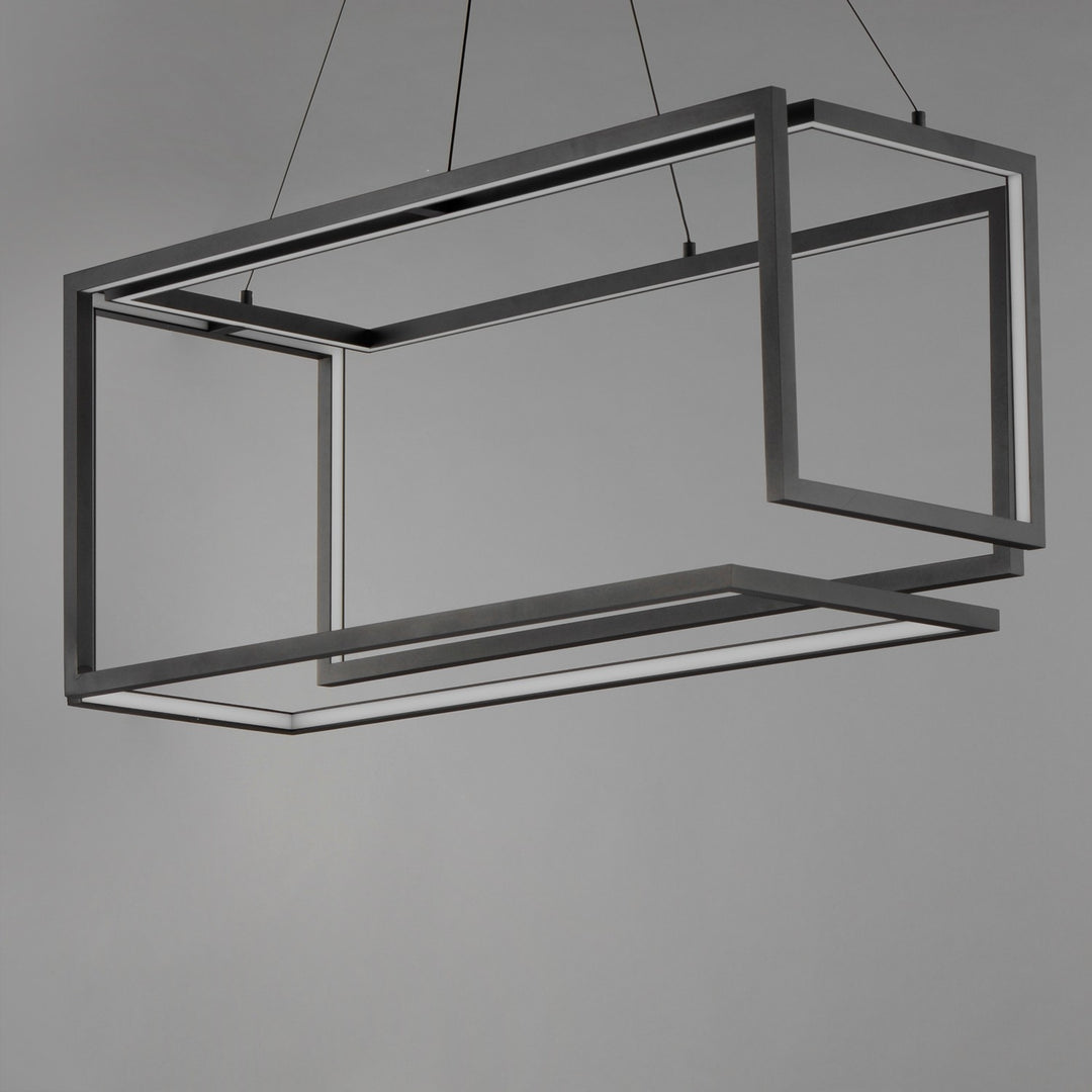 ET2 - E21266-BK - LED Linear Pendant - Penrose - Black