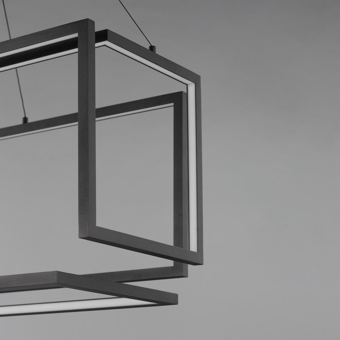 ET2 - E21266-BK - LED Linear Pendant - Penrose - Black