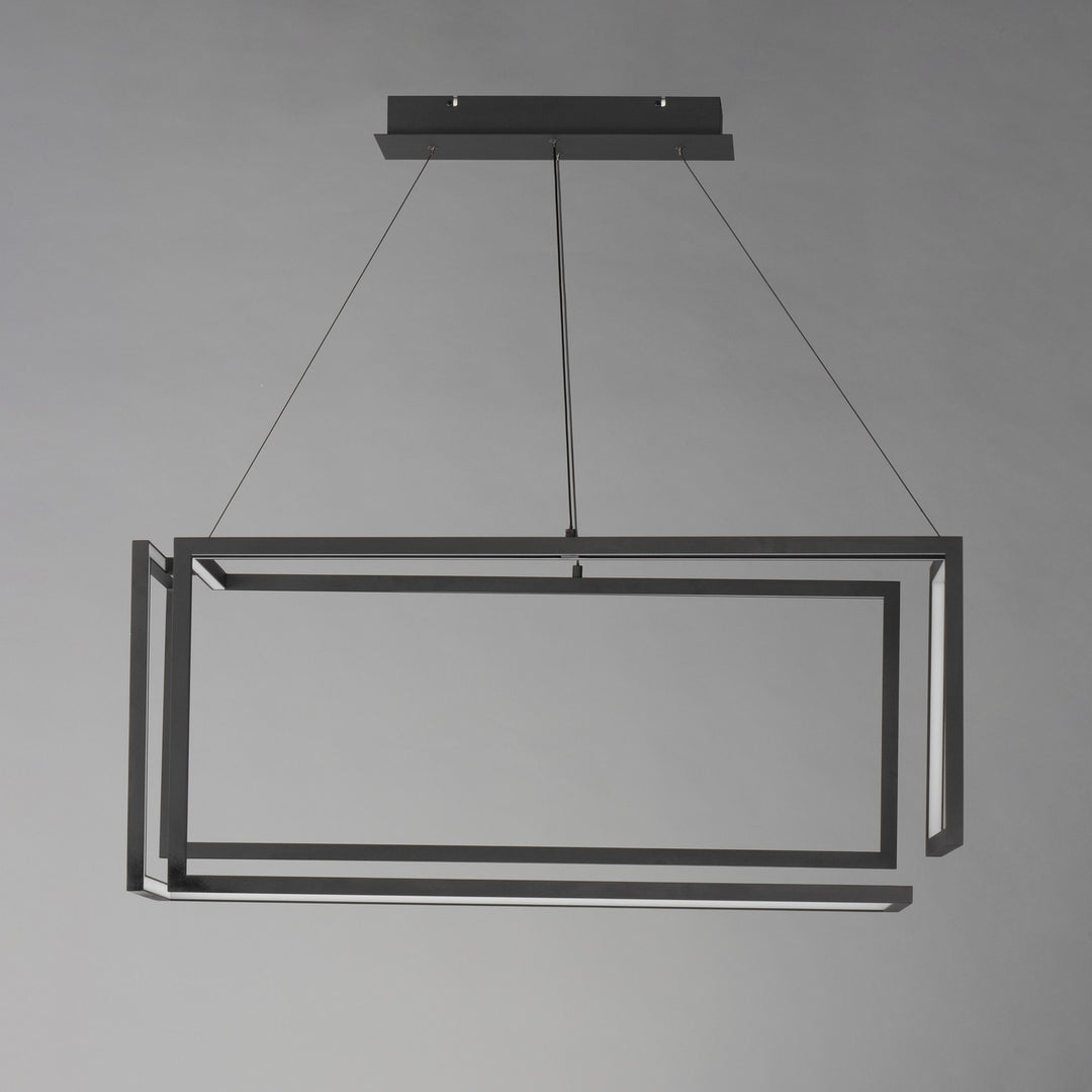 ET2 - E21266-BK - LED Linear Pendant - Penrose - Black