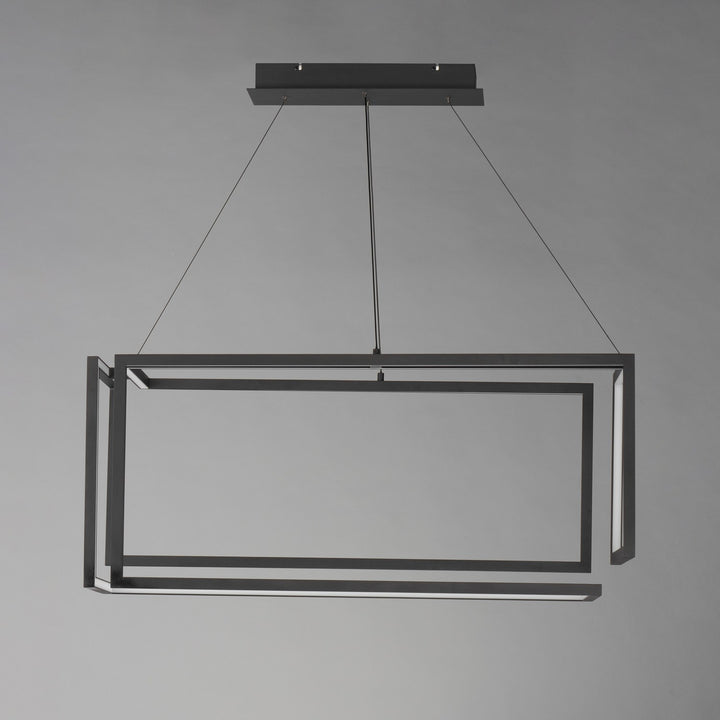 ET2 - E21266-BK - LED Linear Pendant - Penrose - Black