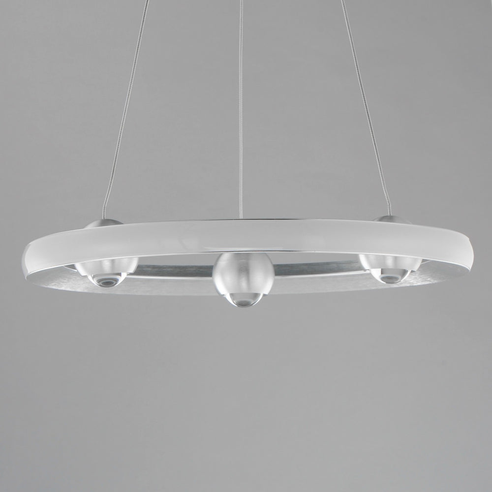 ET2 - E23511-AL - LED Pendant - Nodes - Brushed Aluminum
