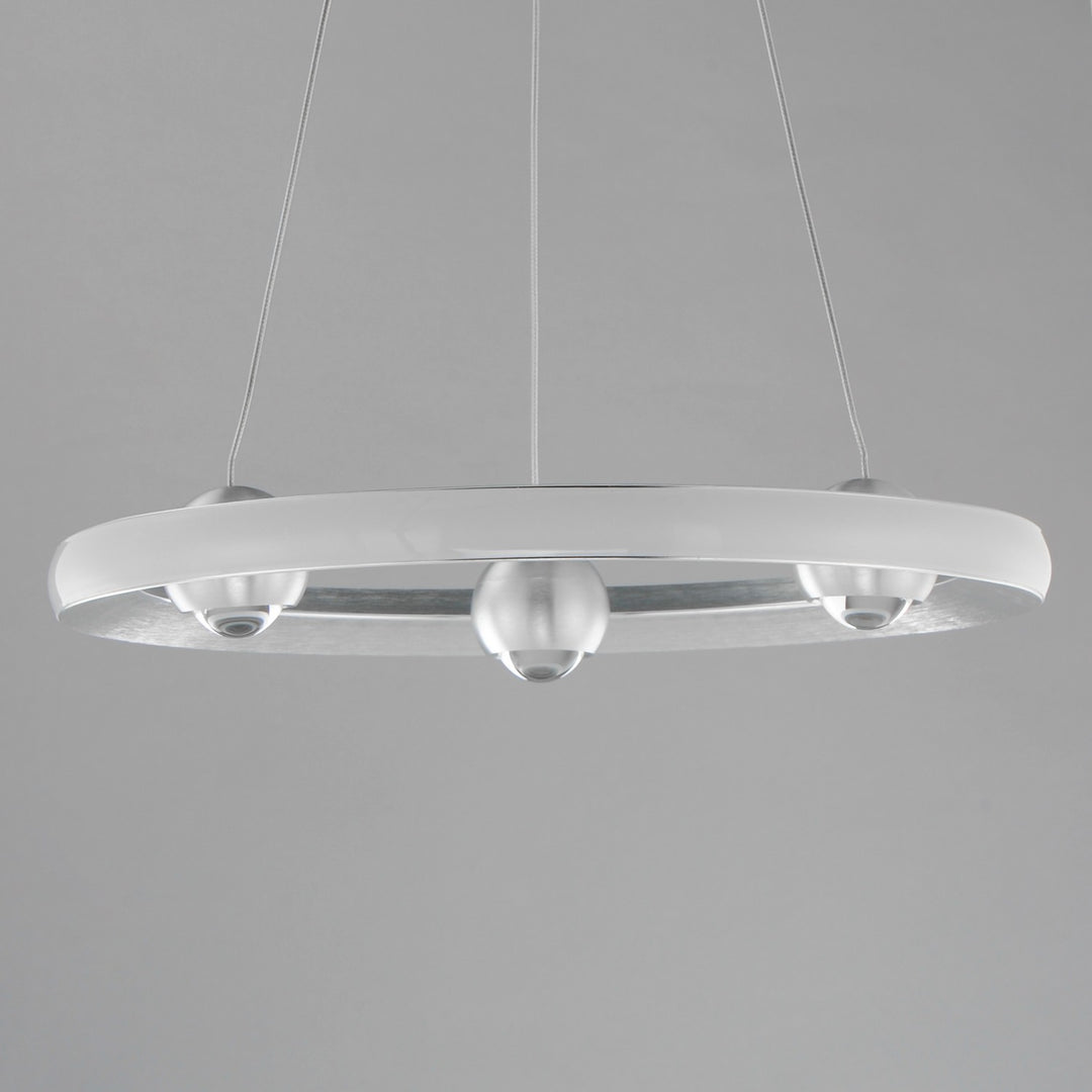 ET2 - E23511-AL - LED Pendant - Nodes - Brushed Aluminum