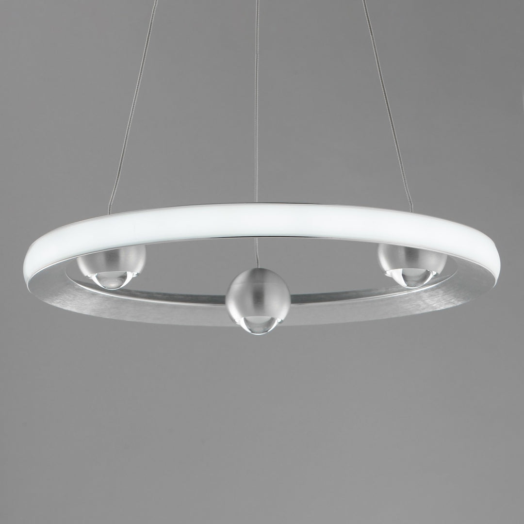 ET2 - E23511-AL - LED Pendant - Nodes - Brushed Aluminum
