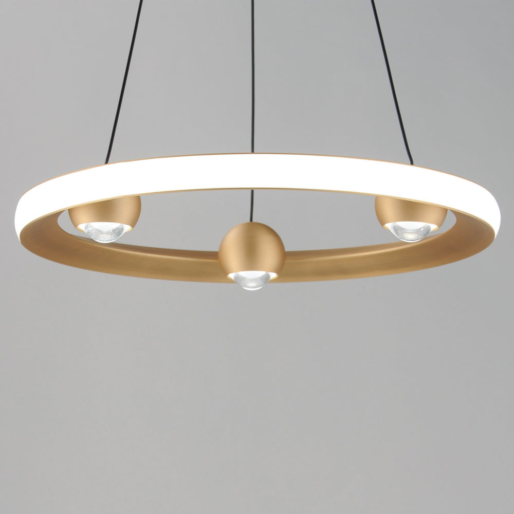 ET2 - E23511-GLD - LED Pendant - Nodes - Gold