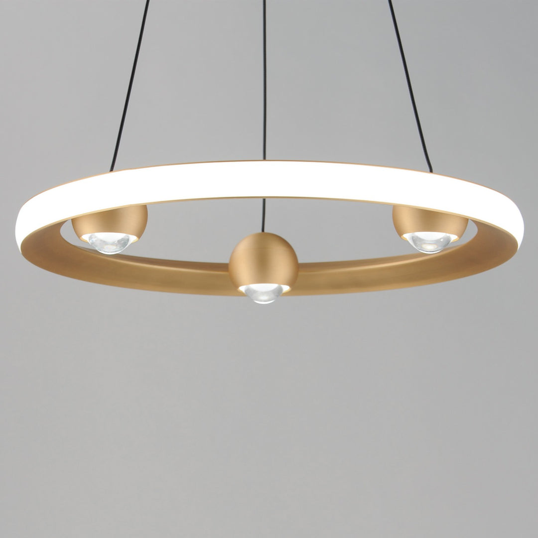 ET2 - E23511-GLD - LED Pendant - Nodes - Gold