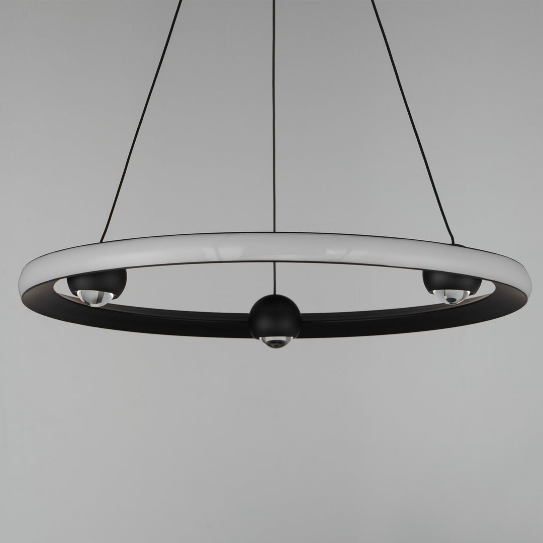 ET2 - E23512-BK - LED Pendant - Nodes - Black