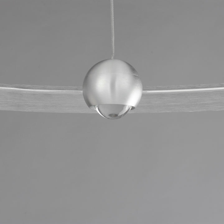 ET2 - E23513-AL - LED Pendant - Nodes - Brushed Aluminum