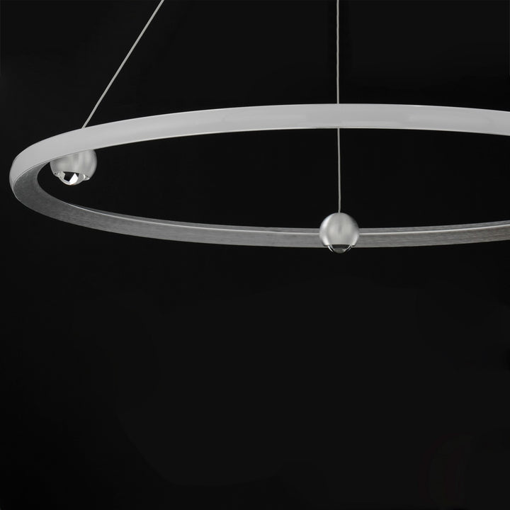 ET2 - E23514-AL - LED Pendant - Nodes - Brushed Aluminum