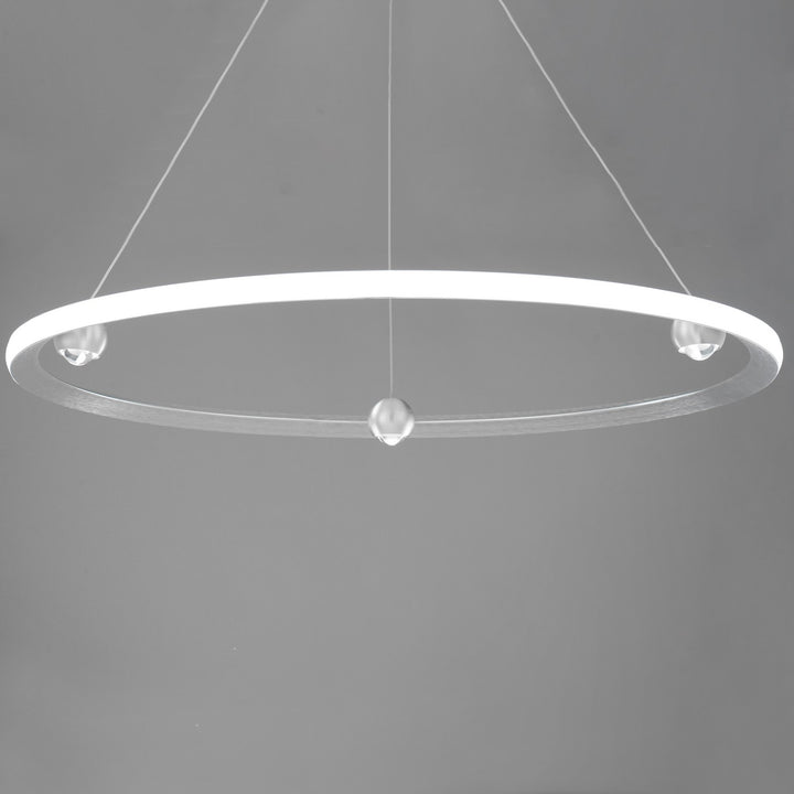 ET2 - E23514-AL - LED Pendant - Nodes - Brushed Aluminum