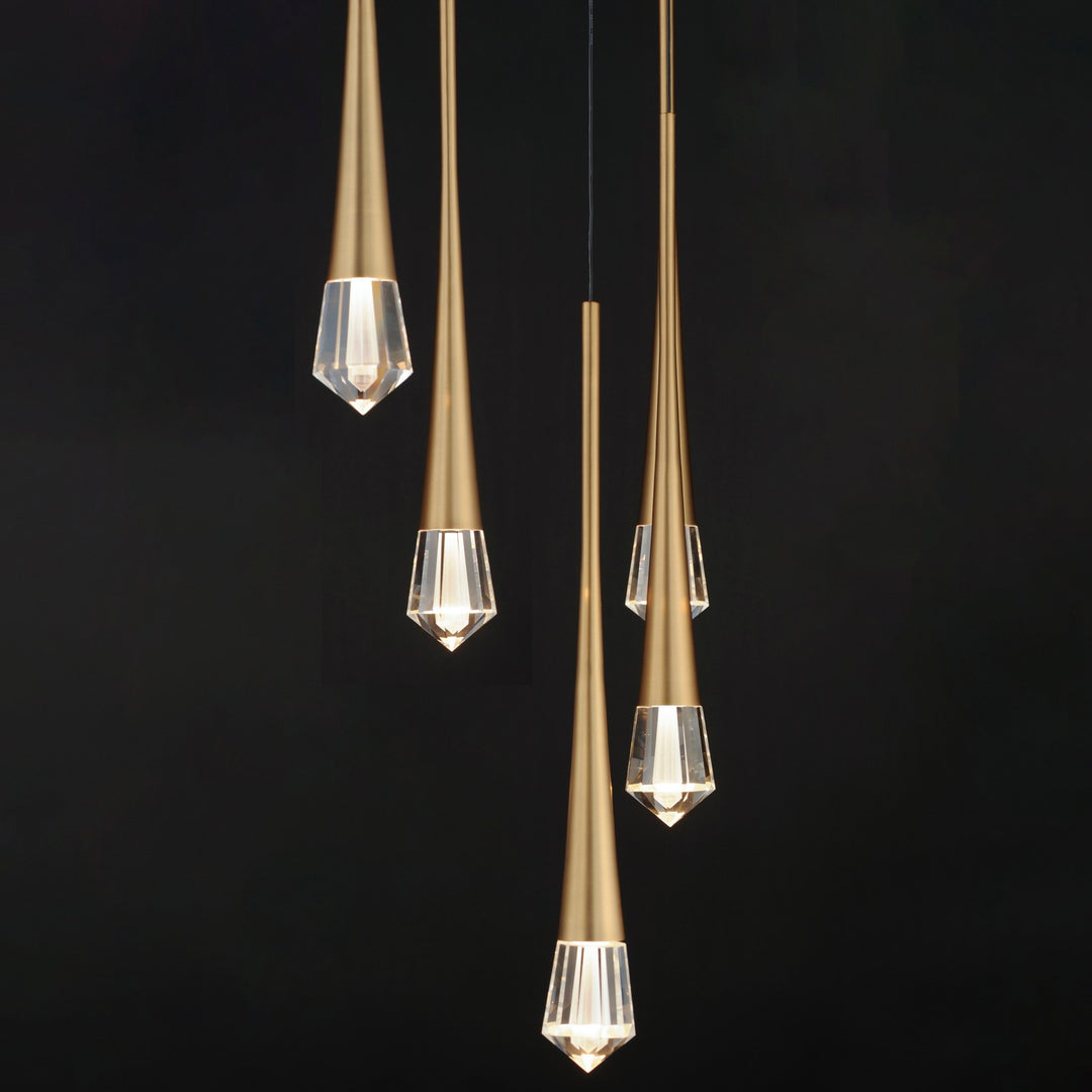 ET2 - E24225-122GLD - LED Pendant - Pierce - Gold