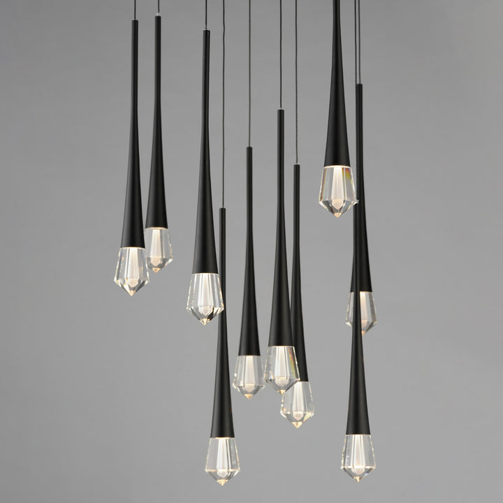 ET2 - E24229-122BK - LED Pendant - Pierce - Black