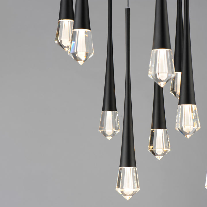 ET2 - E24229-122BK - LED Pendant - Pierce - Black