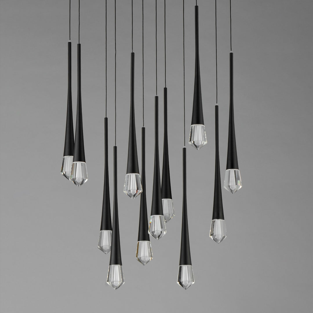 ET2 - E24229-122BK - LED Pendant - Pierce - Black