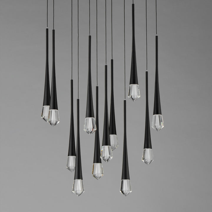 ET2 - E24229-122BK - LED Pendant - Pierce - Black