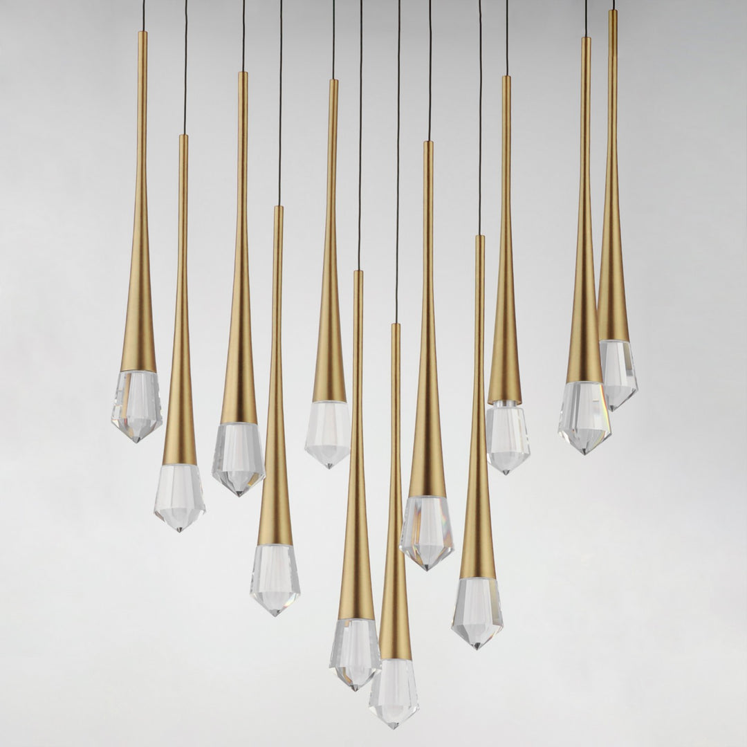 ET2 - E24229-122GLD - LED Pendant - Pierce - Gold