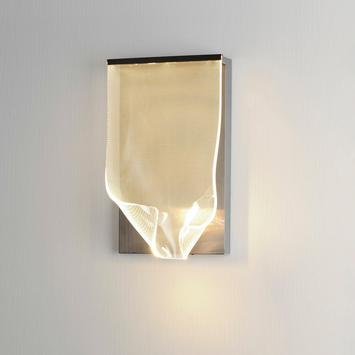 ET2 - E24871-133BGM - LED Wall Sconce - Rinkle - Brushed Gunmetal