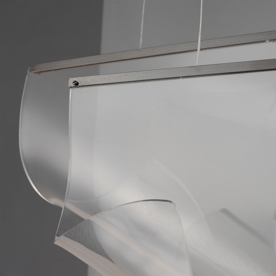 ET2 - E24873-133BGM - LED Pendant - Rinkle - Brushed Gunmetal