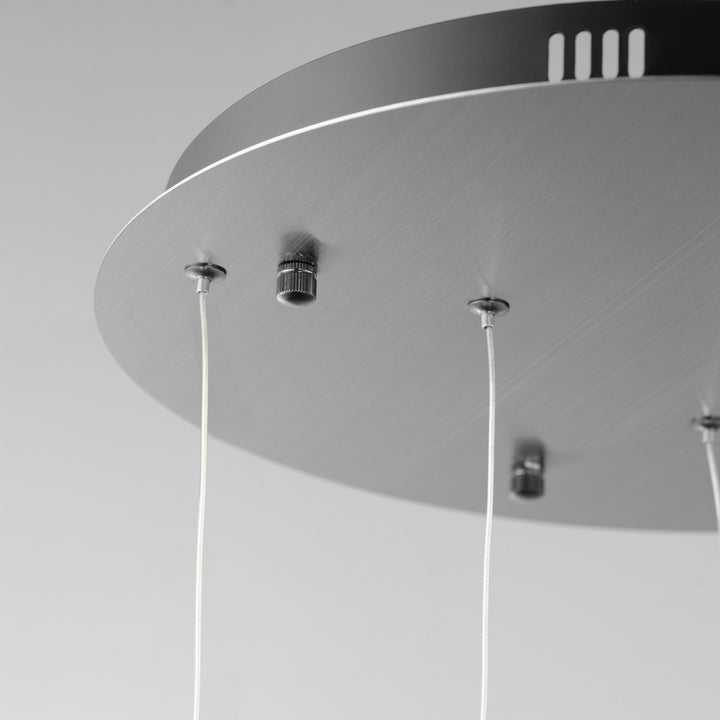 ET2 - E24874-133BGM - LED Pendant - Rinkle - Brushed Gunmetal