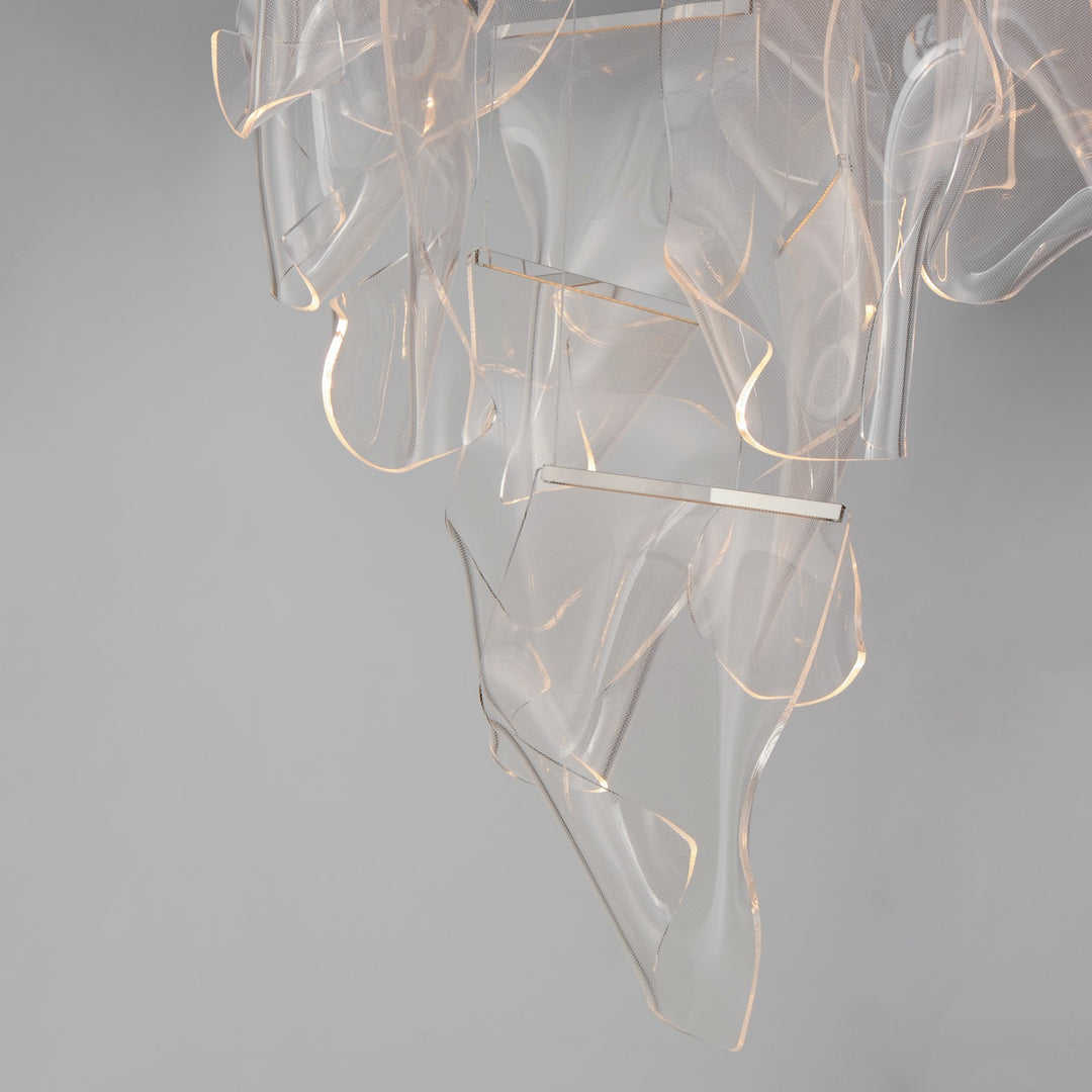 ET2 - E24880-133PC - LED Pendant - Rinkle - Polished Chrome