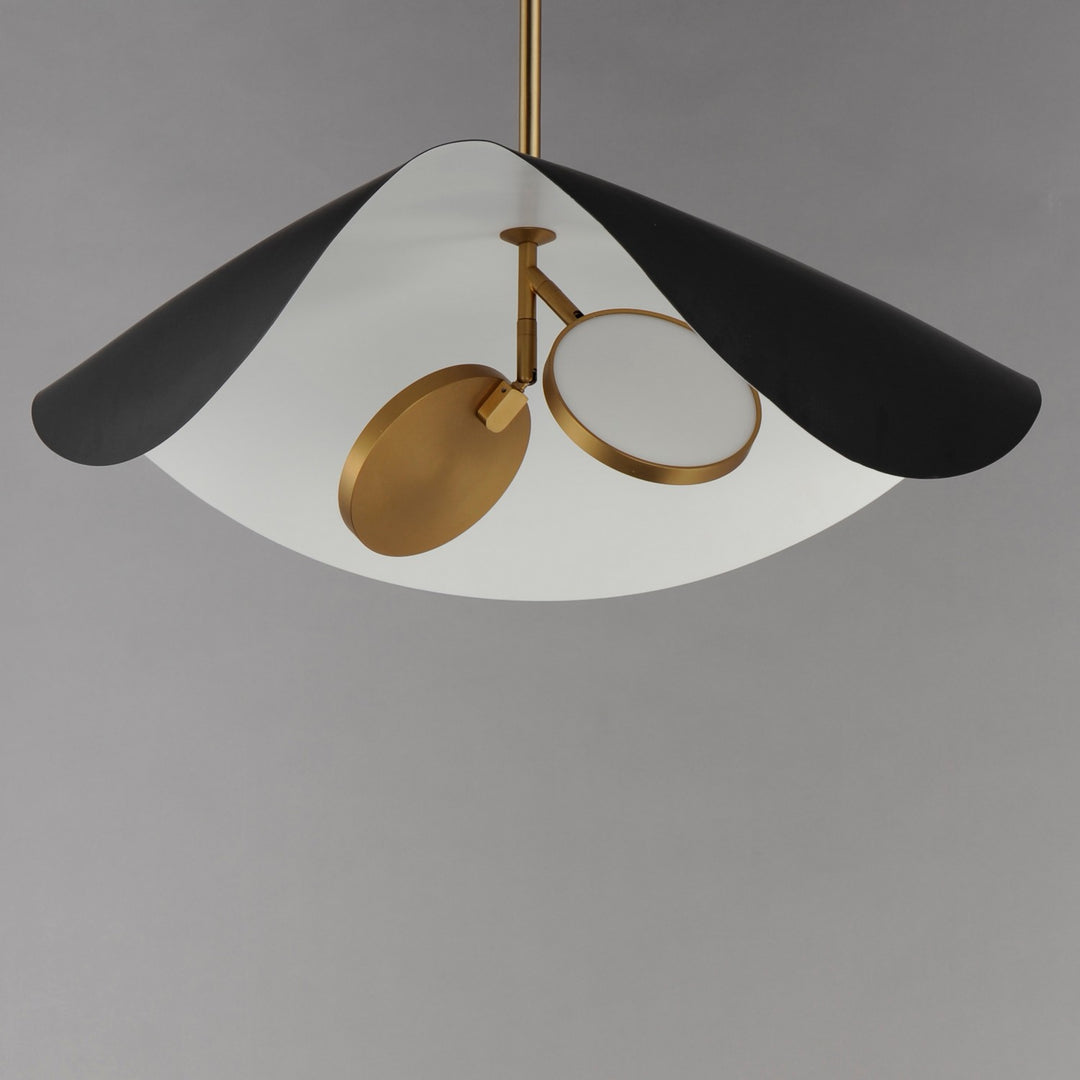 ET2 - E24966-WTBKGLD - LED Pendant - Carmen - Black / Gold